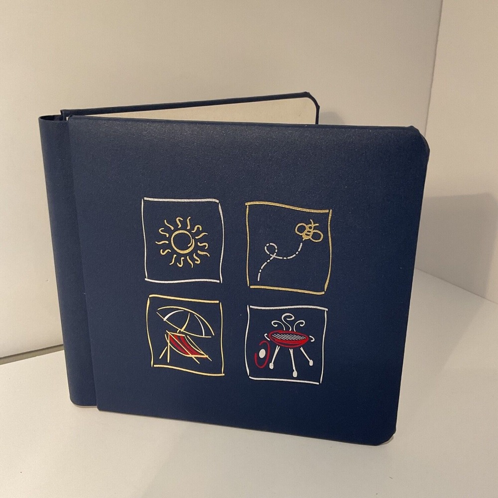Creative Memories 7x7 Blue Scrapbook‎ Album Cover set Only Summer Fun New